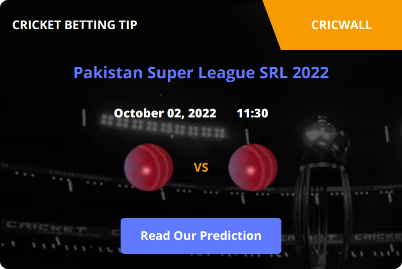 Karachi Kings Srl VS Islamabad United Srl Match Prediction 02 October 2022